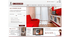 Desktop Screenshot of apartamentoselcenachero.com